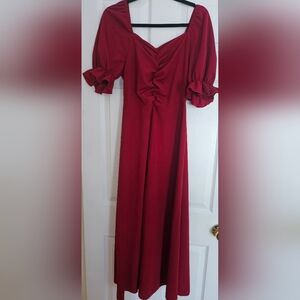 SHEIN Burgundy Dress. Size L. Very Good Condition.